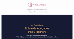 Desktop Screenshot of abogadospalourognonilawyers.es